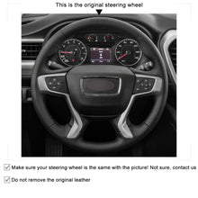 Load image into Gallery viewer, Car steering wheel cover for GMC Acadia 2017-2022 / Canyon 2015-2021 / Terrain 2018-2022
