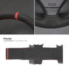 Car steering wheel cover for Honda Integra Type R DC2 1998-2000 / Civic Type R EK9 1997-2000 / Accord Type R 1999-2002