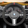 Car Steering Wheel Cover for BMW M Sport F30 F31 F34 F10 F11 F07 / F12 F13 F06 X3 F25 X4 F26 X5 F15 F16 F45 F46 F22 F23