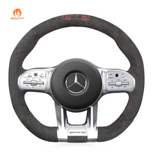 Carica l&#39;immagine nel visualizzatore Galleria, Car Steering Wheel Cover for Mercedes Benz AMG A35 W177 C190 W205 W213
