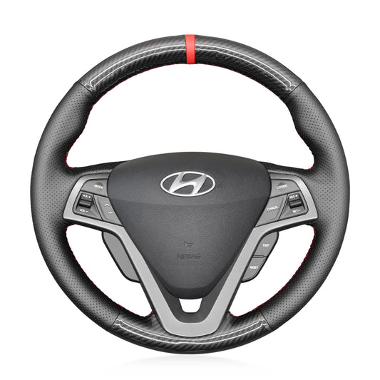 Car Steering Wheel Cover for Hyundai Veloster 2011-2017