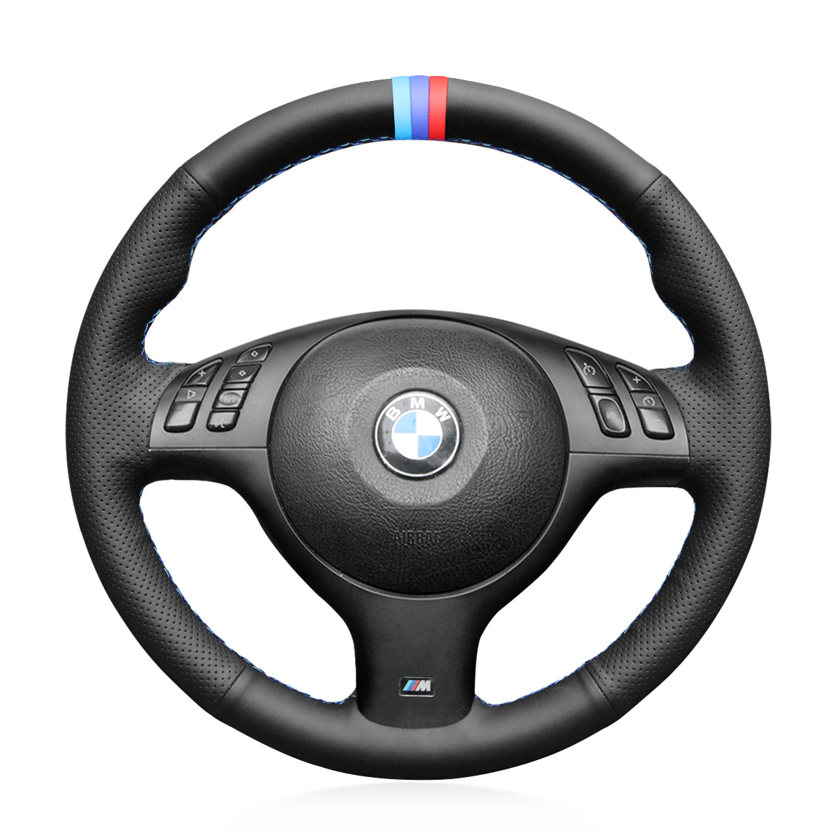 Car Steering Wheel Cover for BMW M Sport E46 330i 330Ci / E39 540i 525i 530i / M3 E46 / M5 E39