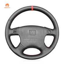 Load image into Gallery viewer, MEWANT DIY Black Leather Suede Car Steering Wheel Cover Honda Accord 1994-1997 / Odyssey 1995-1997 / Prelude 1994-1996
