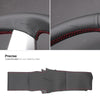 MEWANT Black PU Leather Real Genuine Leather Car Steering Wheel Cover for Chevrolet Spark / Spark EV / for Holden Barina Spark