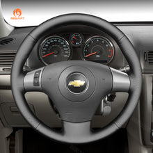 Load image into Gallery viewer, MEWANT DIY Black Leather Suede Car Steering Wheel Cover for Chevrolet Malibu HHR Cobalt for Pontiac G5 G6 Solstice Torrent

