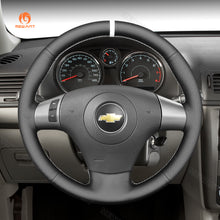 Load image into Gallery viewer, MEWANT DIY Black Leather Suede Car Steering Wheel Cover for Chevrolet Malibu HHR Cobalt for Pontiac G5 G6 Solstice Torrent
