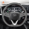 Car Steering Wheel Cover for Opel Astra K Corsa F / VauxhallAstra K Corsa F Grandland X Insignia / for Holden Calais Commodore