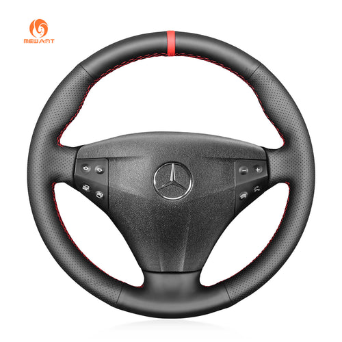 Car Steering Wheel Cover for Mercedes-Benz C-Class W203 Kompressor 2001-2004