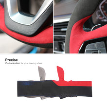 Load image into Gallery viewer, MEWANT Alcantara Car Steering Wheel Cover for G20 F44 G22 G23 G26 G30 G32 G11 G14 G01 G02 G05 G06 G07 G29
