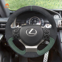 Load image into Gallery viewer, MEWANT Alcantara Car Steering Wheel Cover for Lexus IS 200t 250 300 350 F Sport RC CT 200h NX 
