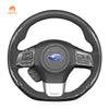 MEWANT Personalized Hand Stitch Car Steering Wheel Cover for Subaru WRX (STI) Levorg 2015-2019