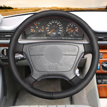 Carica l&#39;immagine nel visualizzatore di Gallery, Car Steering Wheel Cover for Mercedes Benz C-Class W202 CL-Class C140 E-Class W210 W124 S-Class W140
