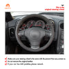 MEWANT Hand Stitch Car Steering Wheel Cover for Chevrolet Corvette (C6) 2012-2013