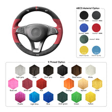 Carica l&#39;immagine nel visualizzatore di Gallery, Car Steering Wheel Cover for Mercedes Benz W205 C117 C218 W213 X156 X253 C253 W166 X166 W447
