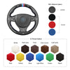 Car Steering Wheel Cover for BMW M Sport F10 F11 F07 / M5 F10 2011-2013 / F12 F13 F06 / F01 F02