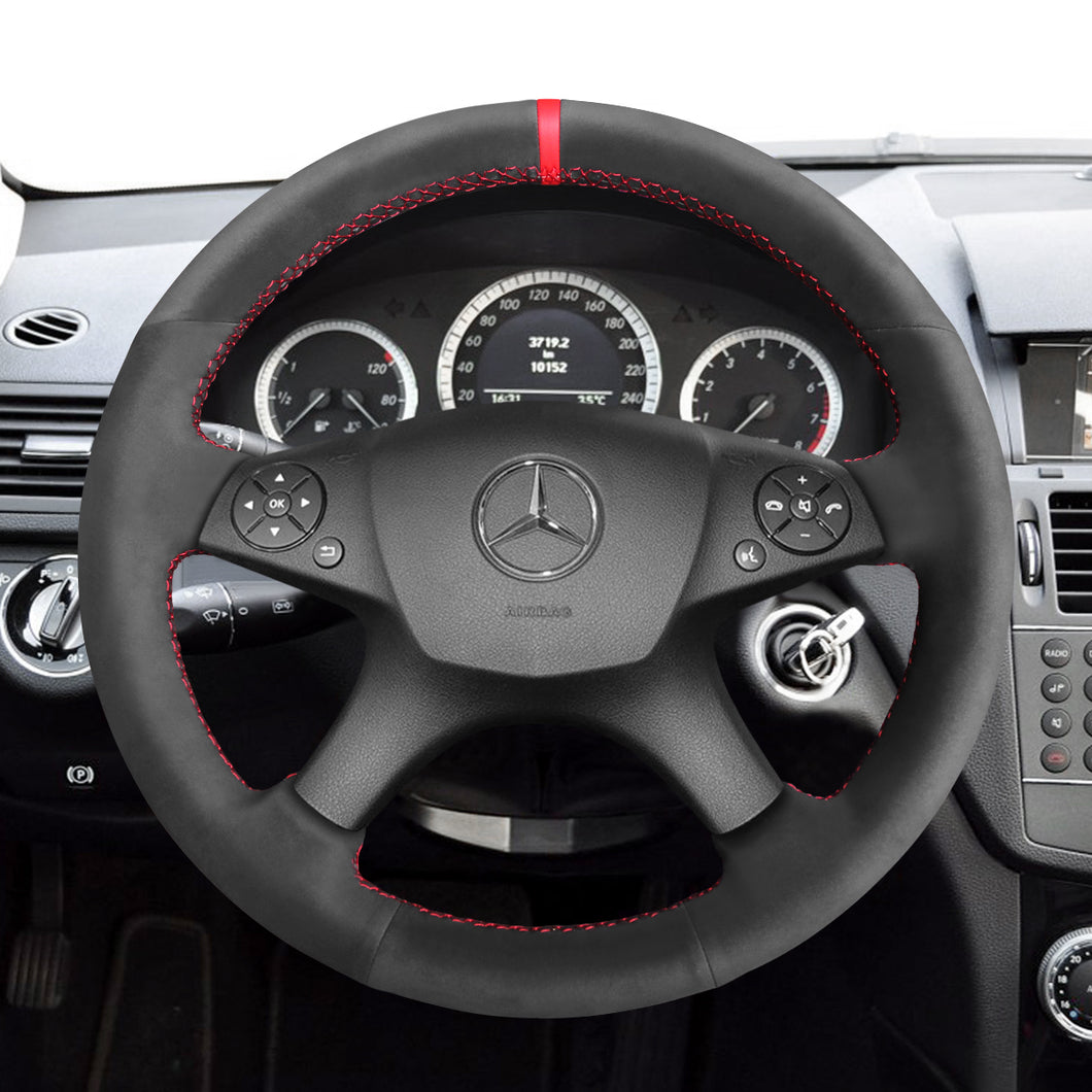 Car Steering Wheel Cover for Mercedes Benz C-Class W204 2007-2011