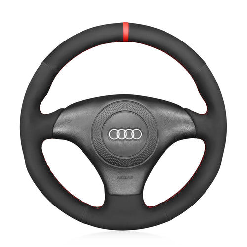Car Steering Wheel Cover for Audi TT (8N) 1998-2001 / A8 S8 (D2) 1998-2002 / S4 (B5) 1997-2001 / S6 (C5)