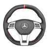Car Steering Wheel Cover for Mercedes Benz AMG C63 W204 AMG CLA 45 CLS 63 AMG C218 S-Model C218 W212