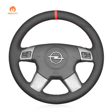 Load image into Gallery viewer, MEWANT DIY Black PU Real Genuine Leather Suede Car Steering Wheel Cover for Opel Vectra C Signum for Vauxhall Vectra C Signum for Holden Vectra
