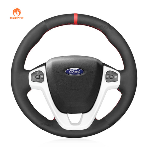 Car Steering Wheel Cover for Ford Fiesta 2011-2019